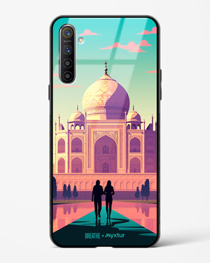 Taj Mahal Embrace [BREATHE] Glass Case Phone Cover (Realme)