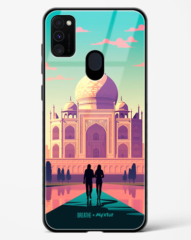 Taj Mahal Embrace [BREATHE] Glass Case Phone Cover-(Samsung)
