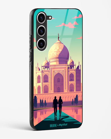 Taj Mahal Embrace [BREATHE] Glass Case Phone Cover-(Samsung)