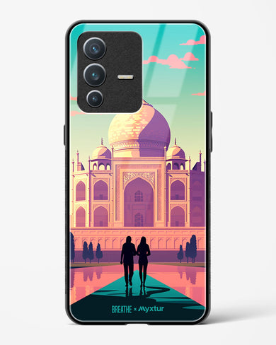 Taj Mahal Embrace [BREATHE] Glass Case Phone Cover-(Vivo)