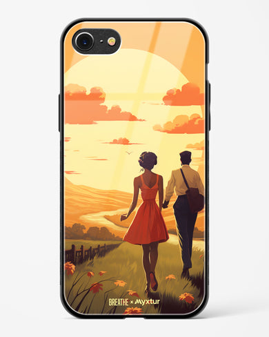 Sun Kissed Stroll [BREATHE] Glass Case Phone Cover-(Apple)