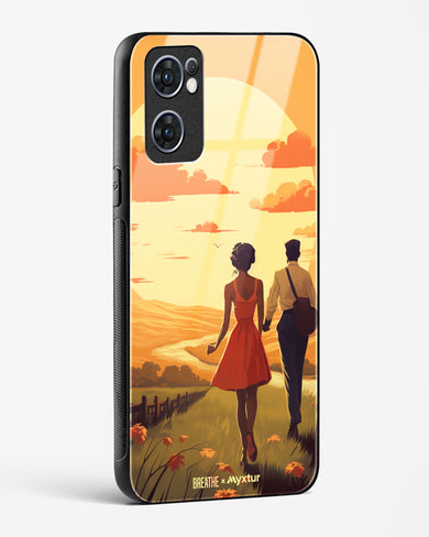 Sun Kissed Stroll [BREATHE] Glass Case Phone Cover-(Oppo)
