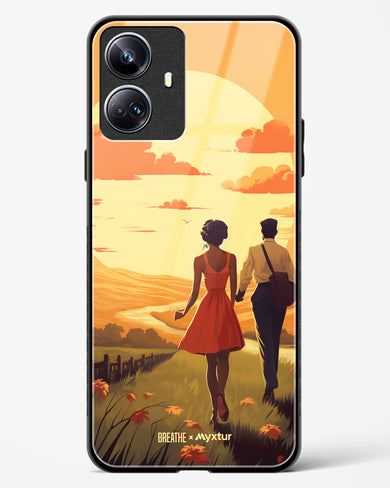 Sun Kissed Stroll [BREATHE] Glass Case Phone Cover (Realme)