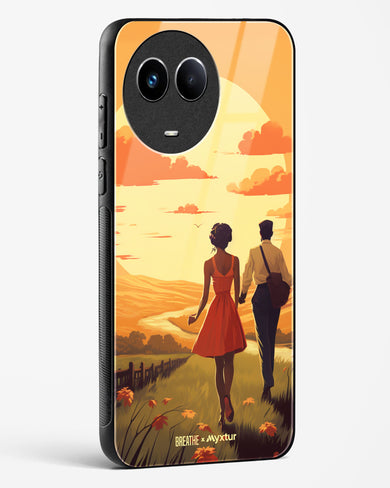 Sun Kissed Stroll [BREATHE] Glass Case Phone Cover-(Realme)