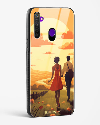 Sun Kissed Stroll [BREATHE] Glass Case Phone Cover-(Realme)