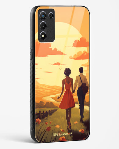 Sun Kissed Stroll [BREATHE] Glass Case Phone Cover-(Realme)