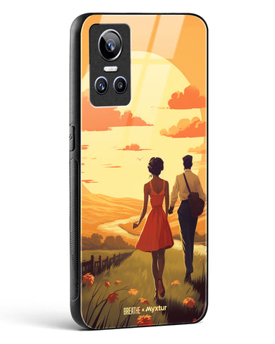 Sun Kissed Stroll [BREATHE] Glass Case Phone Cover (Realme)