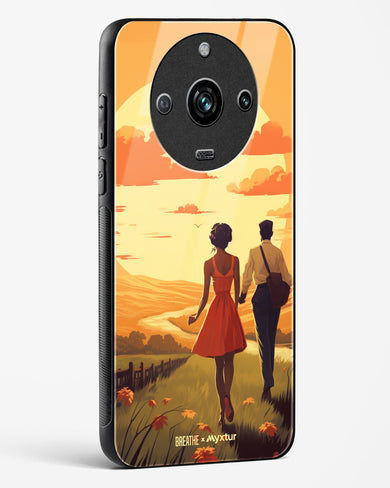 Sun Kissed Stroll [BREATHE] Glass Case Phone Cover-(Realme)