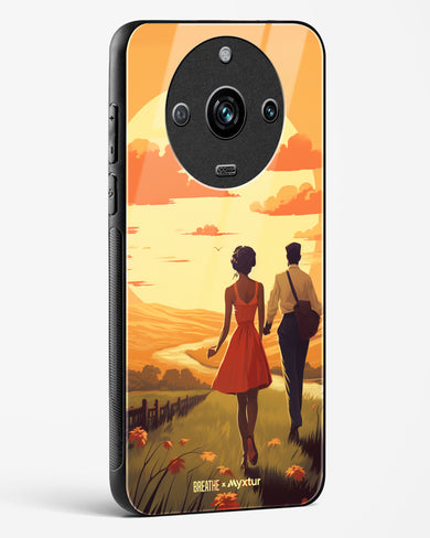 Sun Kissed Stroll [BREATHE] Glass Case Phone Cover (Realme)