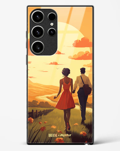 Sun Kissed Stroll [BREATHE] Glass Case Phone Cover-(Samsung)