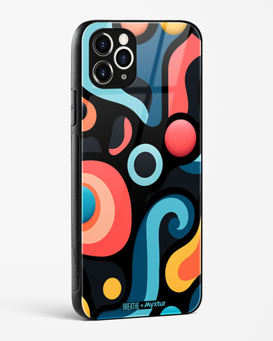 Colorburst Geometry [BREATHE] Glass Case Phone Cover (Apple)