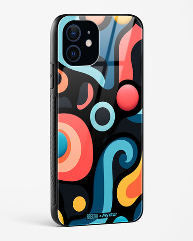 Colorburst Geometry [BREATHE] Glass Case Phone Cover (Apple)