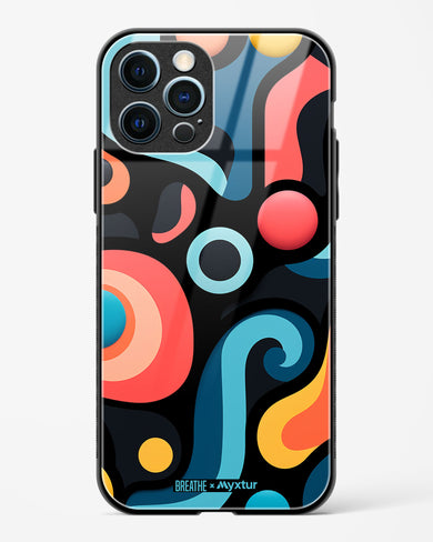 Colorburst Geometry [BREATHE] Glass Case Phone Cover (Apple)