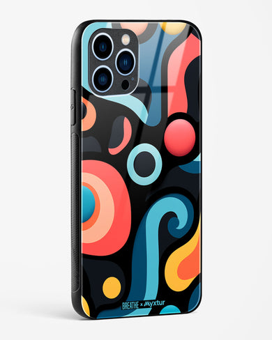 Colorburst Geometry [BREATHE] Glass Case Phone Cover (Apple)