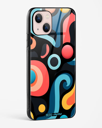 Colorburst Geometry [BREATHE] Glass Case Phone Cover (Apple)
