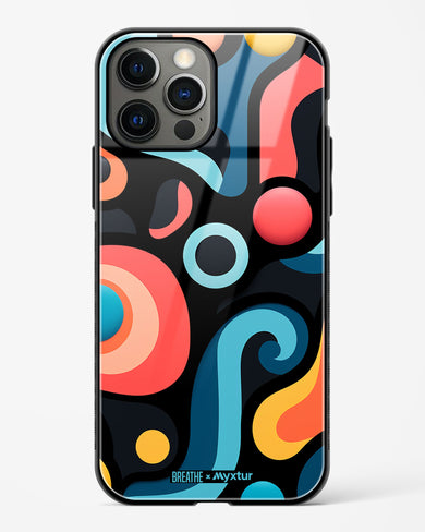 Colorburst Geometry [BREATHE] Glass Case Phone Cover (Apple)