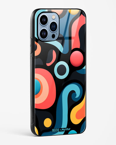 Colorburst Geometry [BREATHE] Glass Case Phone Cover (Apple)