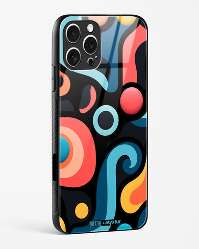 Colorburst Geometry [BREATHE] Glass Case Phone Cover (Apple)
