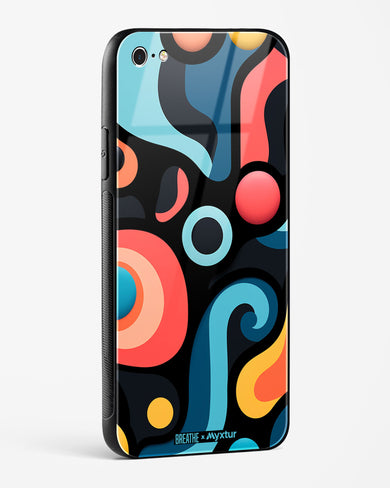 Colorburst Geometry [BREATHE] Glass Case Phone Cover (Apple)