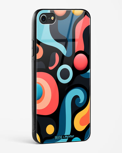 Colorburst Geometry [BREATHE] Glass Case Phone Cover (Apple)