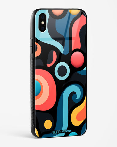 Colorburst Geometry [BREATHE] Glass Case Phone Cover (Apple)