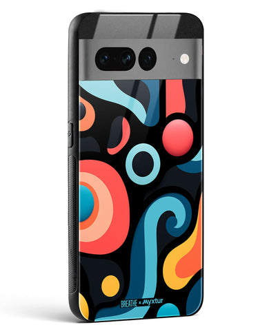 Colorburst Geometry [BREATHE] Glass Case Phone Cover (Google)