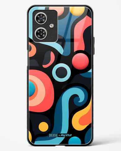 Colorburst Geometry [BREATHE] Glass Case Phone Cover (Motorola)