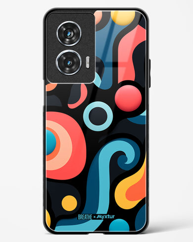 Colorburst Geometry [BREATHE] Glass Case Phone Cover (Motorola)