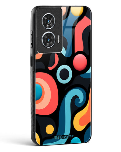 Colorburst Geometry [BREATHE] Glass Case Phone Cover (Motorola)