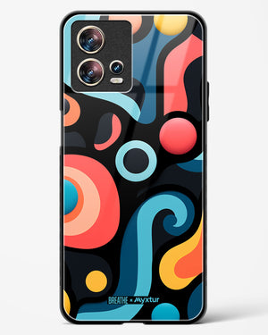 Colorburst Geometry [BREATHE] Glass Case Phone Cover (Motorola)