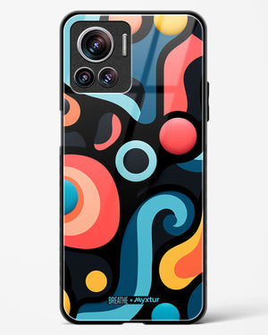 Colorburst Geometry [BREATHE] Glass Case Phone Cover (Motorola)