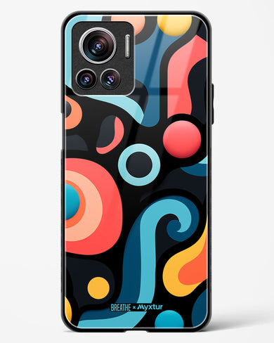 Colorburst Geometry [BREATHE] Glass Case Phone Cover (Motorola)