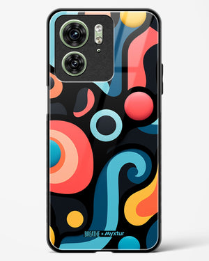 Colorburst Geometry [BREATHE] Glass Case Phone Cover (Motorola)