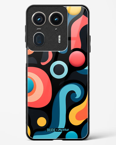 Colorburst Geometry [BREATHE] Glass Case Phone Cover (Motorola)