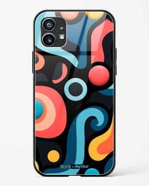 Colorburst Geometry [BREATHE] Glass Case Phone Cover (Nothing)