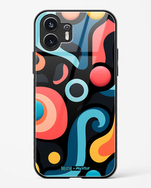 Colorburst Geometry [BREATHE] Glass Case Phone Cover (Nothing)