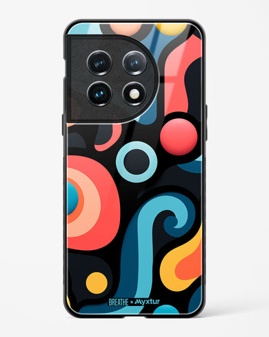 Colorburst Geometry [BREATHE] Glass Case Phone Cover (OnePlus)