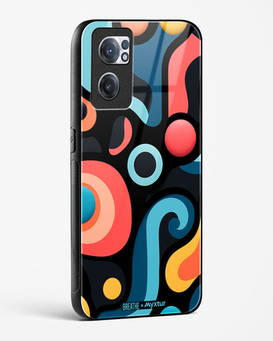 Colorburst Geometry [BREATHE] Glass Case Phone Cover-(OnePlus)