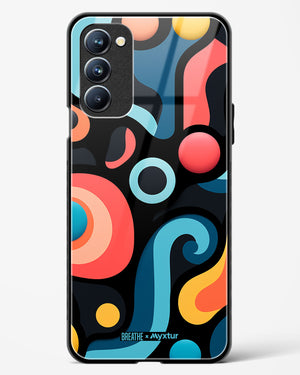 Colorburst Geometry [BREATHE] Glass Case Phone Cover (Oppo)