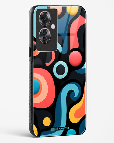 Colorburst Geometry [BREATHE] Glass Case Phone Cover (Oppo)