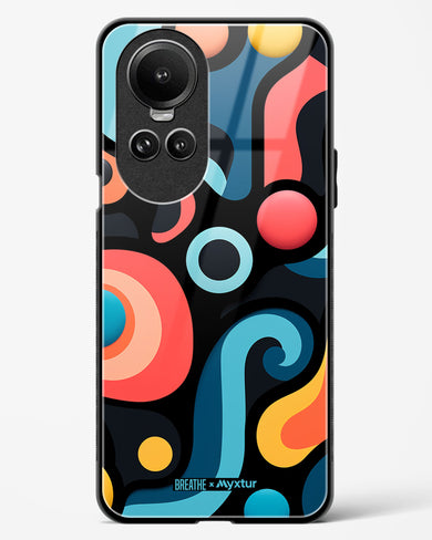 Colorburst Geometry [BREATHE] Glass Case Phone Cover (Oppo)
