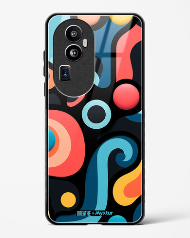Colorburst Geometry [BREATHE] Glass Case Phone Cover (Oppo)