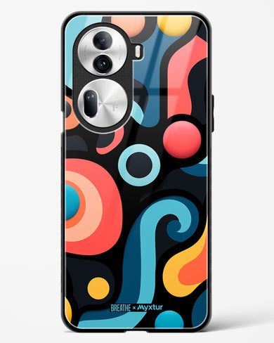 Colorburst Geometry [BREATHE] Glass Case Phone Cover (Oppo)