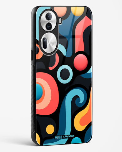 Colorburst Geometry [BREATHE] Glass Case Phone Cover (Oppo)
