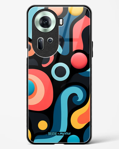 Colorburst Geometry [BREATHE] Glass Case Phone Cover (Oppo)