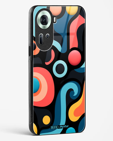 Colorburst Geometry [BREATHE] Glass Case Phone Cover (Oppo)