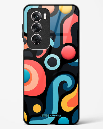 Colorburst Geometry [BREATHE] Glass Case Phone Cover (Oppo)