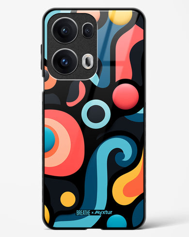 Colorburst Geometry [BREATHE] Glass Case Phone Cover (Oppo)