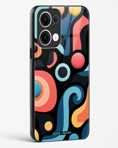 Colorburst Geometry [BREATHE] Glass Case Phone Cover (Oppo)