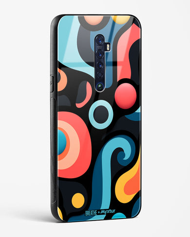 Colorburst Geometry [BREATHE] Glass Case Phone Cover (Oppo)